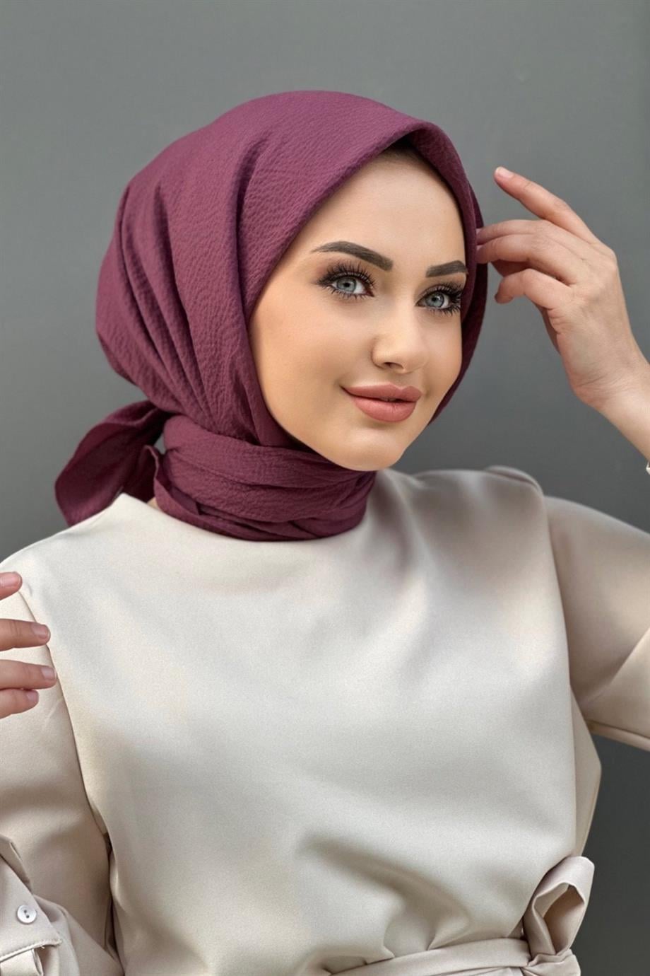 Vişne Naturel Eşarp