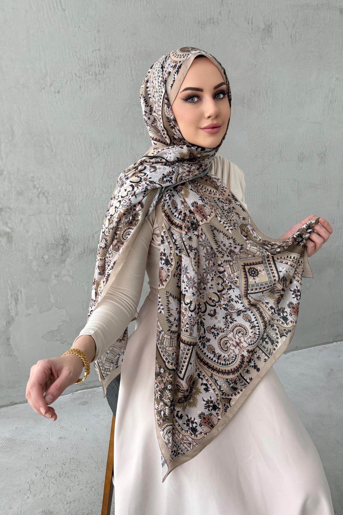 Vizon Alya Bohem Modal İpek Şal