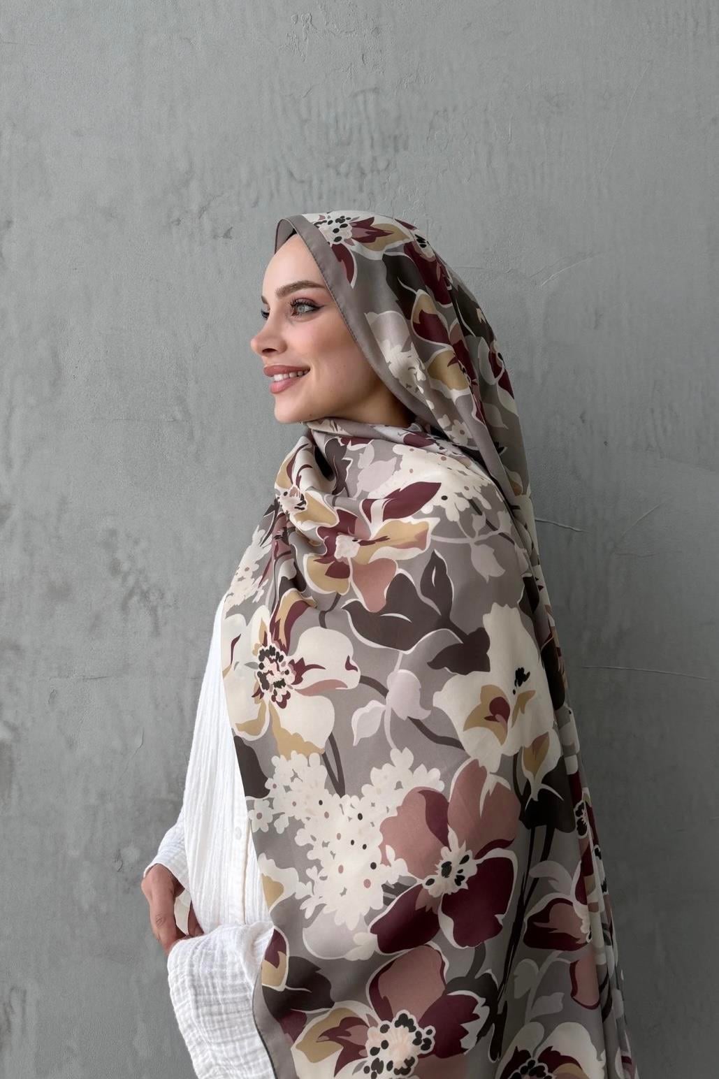 Vizon Rosa Modal İpek Şal