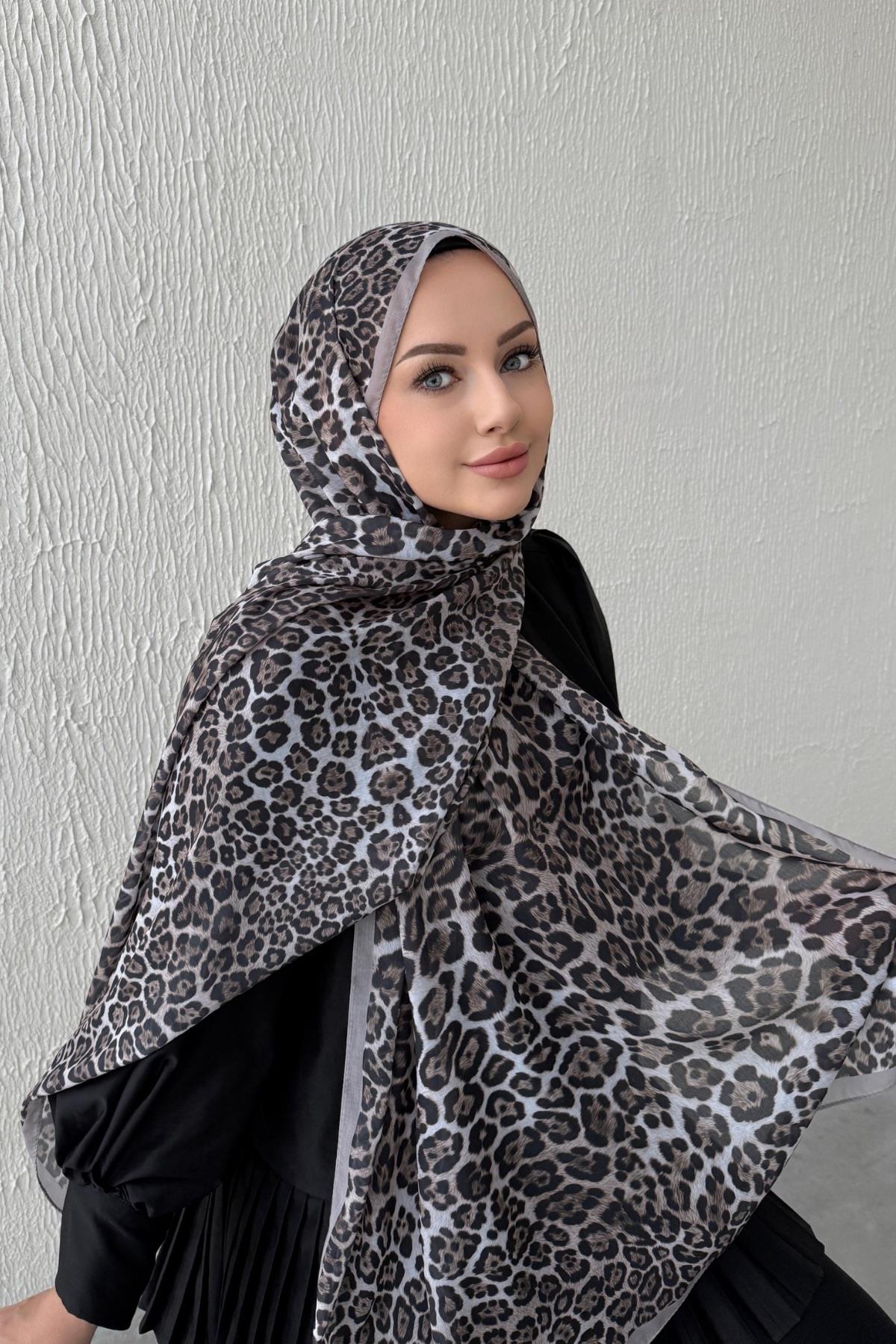 Vizon & Vizon Leopar Modal Şal