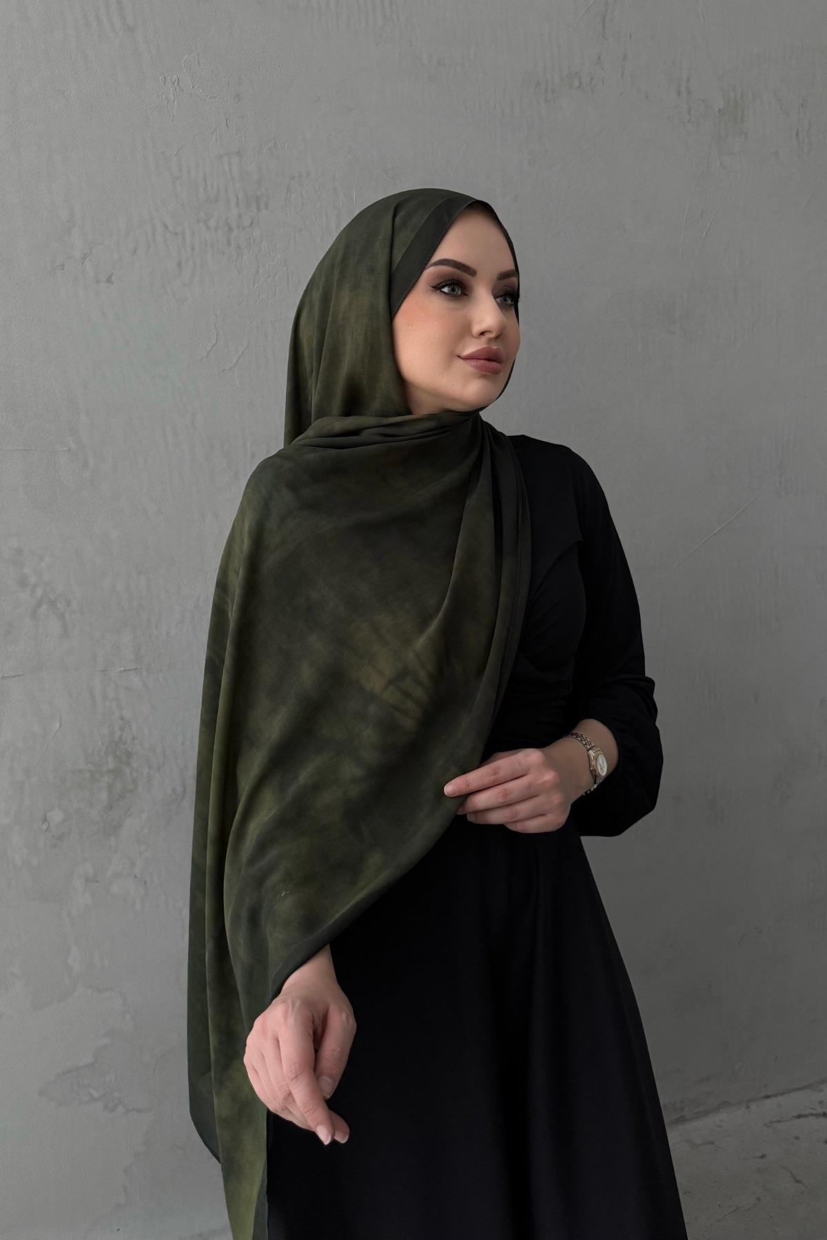 Yeşil Ahsen %100 Pamuk Koza Şal