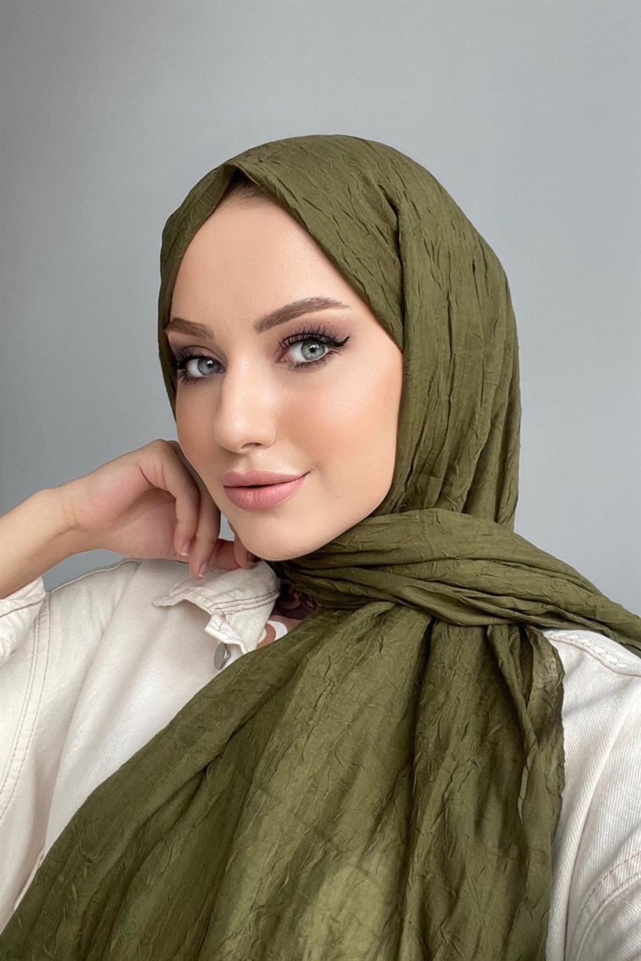 Yeşil Bambu Şal