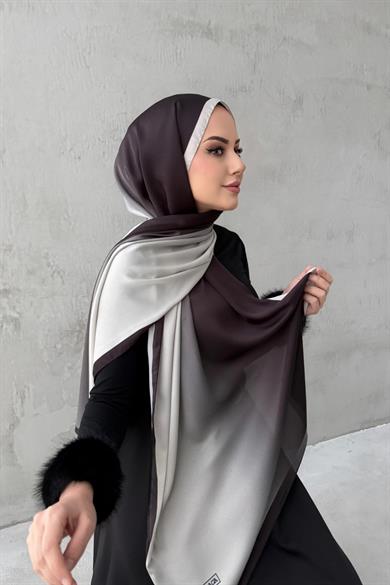 Bitter Brown Gradient Shawl