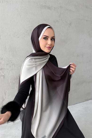 Bitter Brown Gradient Shawl