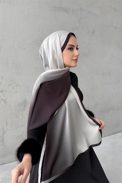 Bitter Brown Gradient Shawl