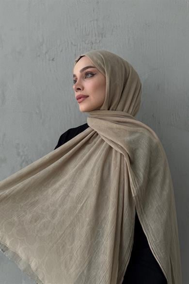 Açık Vizon Coac Fresh Pamuk Şal