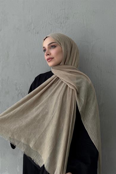 Açık Vizon Coac Fresh Pamuk Şal