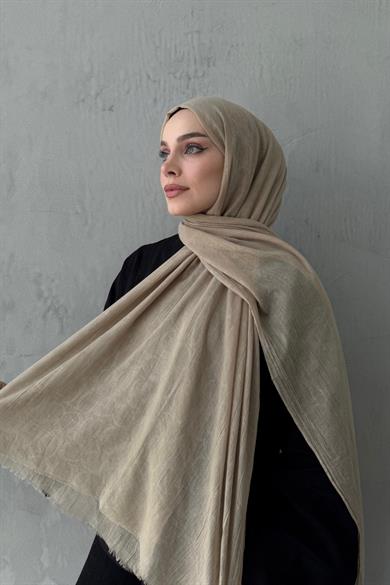 Açık Vizon Coac Fresh Pamuk Şal