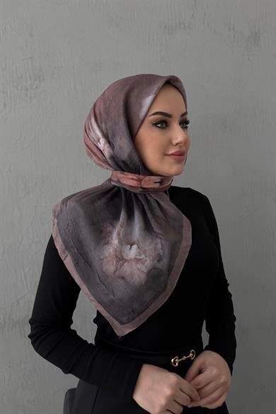 Açık Vizon Narin Modal İpek Eşarp 