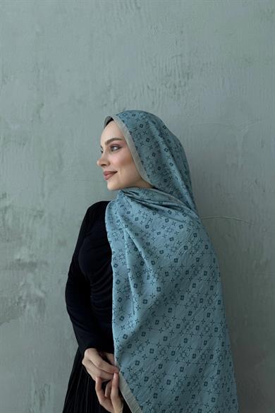 Bebe Mavi Gua Modal İpek Şal