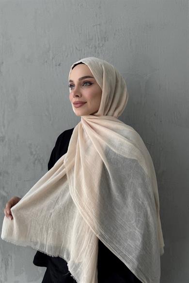 Bej Coac Fresh Pamuk Şal