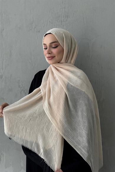 Bej Coac Fresh Pamuk Şal