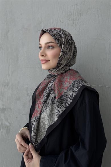 Burgundy Nirva Bohemian Modal Silk Shale Scarf