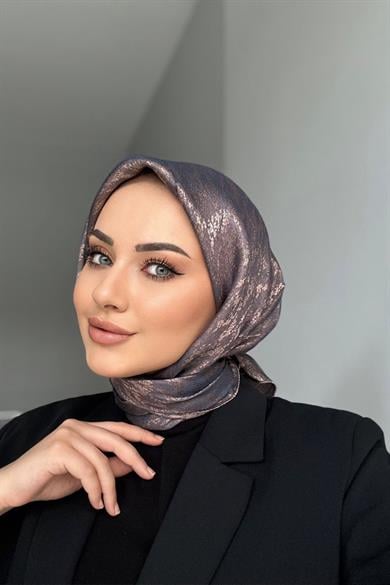 Cicek desen esarp lacivert