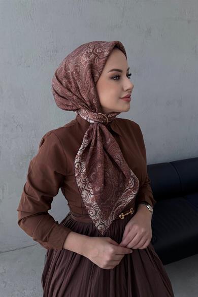 Çikolata Armina Tensel Eşarp
