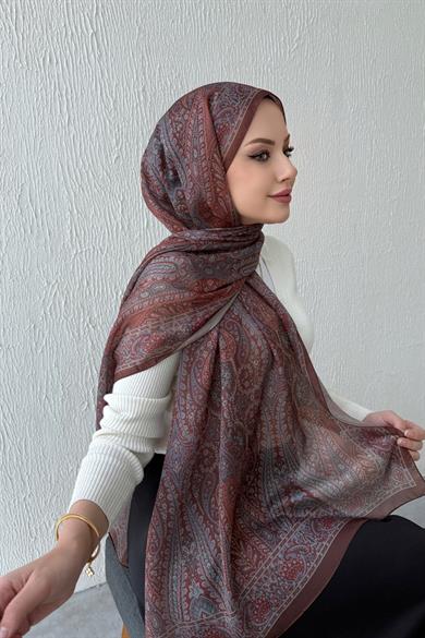 Çikolata Milena Modal İpek Şal