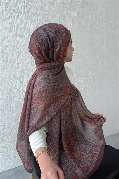 Çikolata Milena Modal İpek Şal