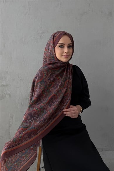 Çikolata Merlinda Tensel Şal 