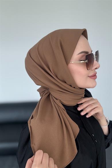 Pamuk Caz Eşarp Çikolata