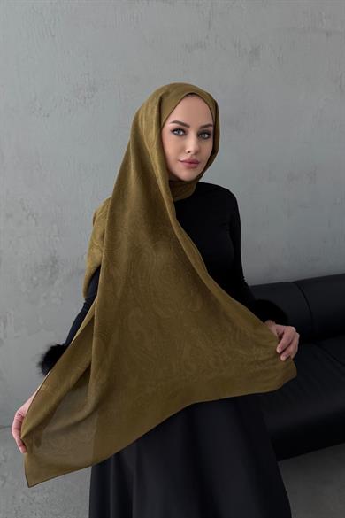 Deve Tüyü Helena Pamuk Kaşmir Şal