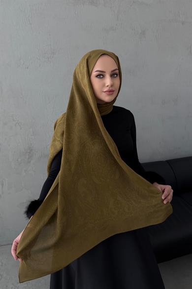 Deve Tüyü Helena Pamuk Kaşmir Şal