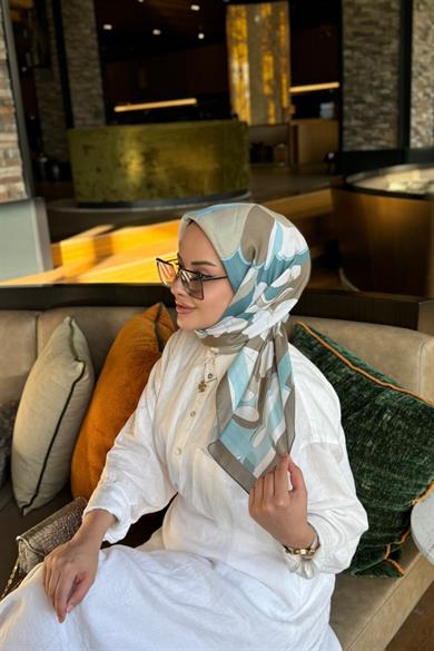 Eda Dijital Soft Eşarp Çağla