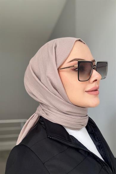 Fresh Pamuk Şal Açık Vizon