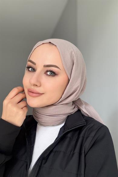 Fresh Pamuk Şal Açık Vizon