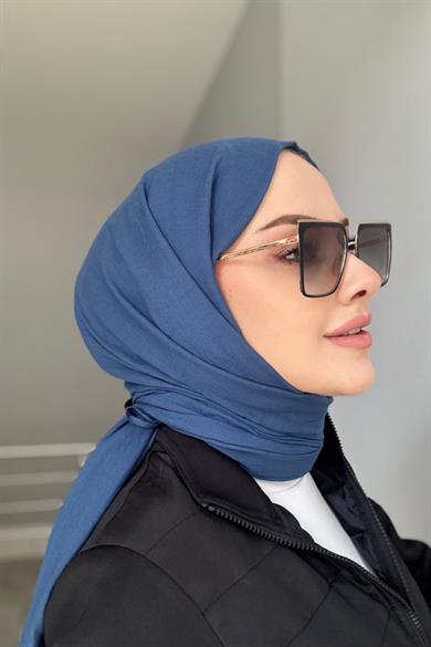 Fresh Pamuk Şal Kot Mavi