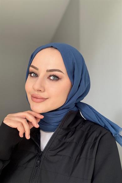 Fresh Pamuk Şal Kot Mavi