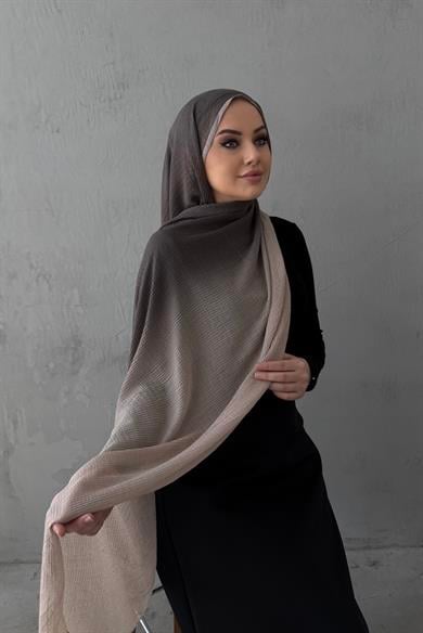 Füme Degrade İthal Müslin Şal 