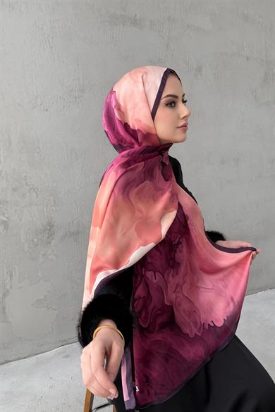 Fuchsia Sand Silk Shawl