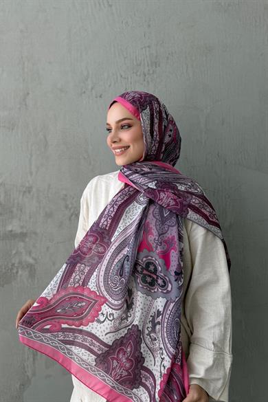 Fuchsia Mahra Authentic Indian Silk Shawl