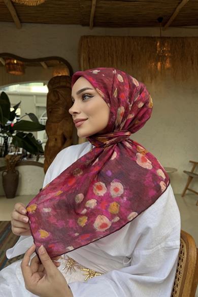 Fuchsia Merlin Tencel Scarf