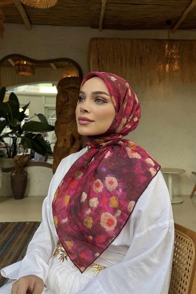 Fuchsia Merlin Tencel Scarf