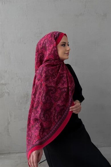 Fuşya Merlinda Tensel Şal 