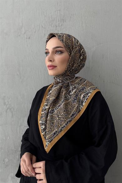Gold Loresa Modal İpek Eşarp