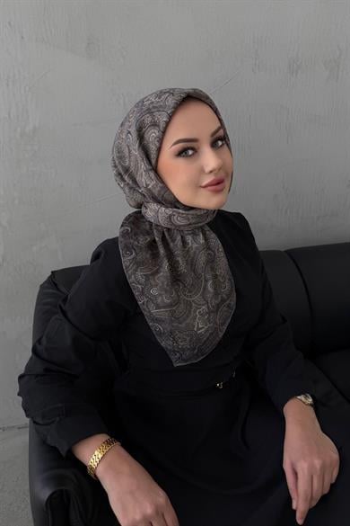 Gri Armina Tensel Eşarp
