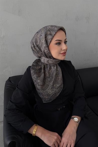 Gri Armina Tensel Eşarp