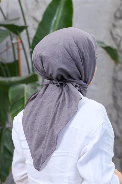 Gri Bambu Jakar Eşarp