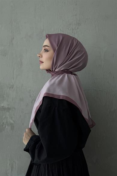 Gül Kurusu Degrade Modal İpek Eşarp