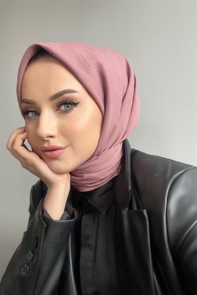 Gül Kurusu Pamuk Caz Eşarp