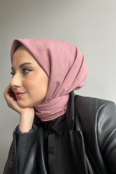 Gül Kurusu Pamuk Caz Eşarp