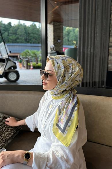 Hazan Dijital Soft Eşarp Çağla