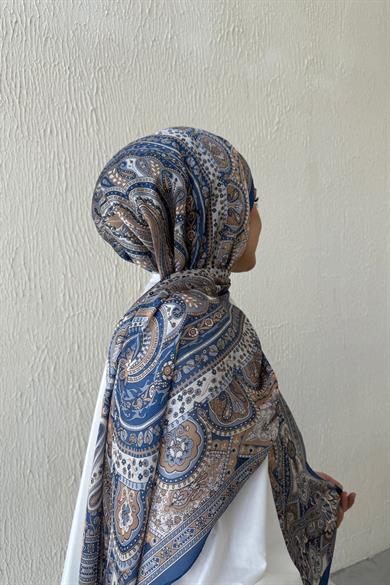 Indigo Etro Authentic Indian Silk Shawl