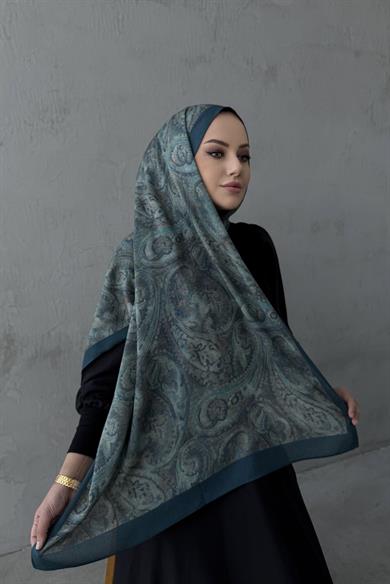 Yeşil Perla Koza %100 Pamuk Şal