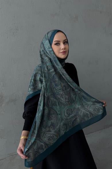 Yeşil Perla Koza %100 Pamuk Şal