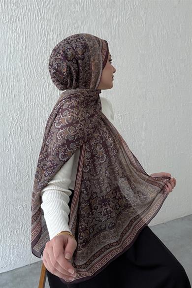 Brown Bohemian Modal Silk Shawl