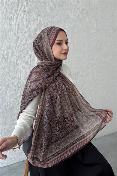 Brown Bohemian Modal Silk Shawl