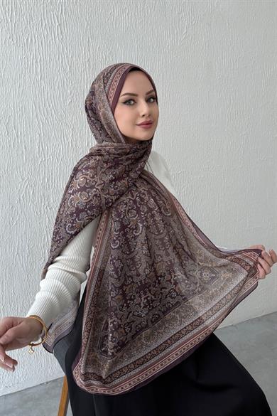 Brown Bohemian Modal Silk Shawl